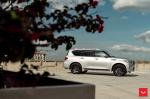 Infiniti QX80 5.6 Liquid Platinum on Vossen Wheels (HF6-1) 2019 года